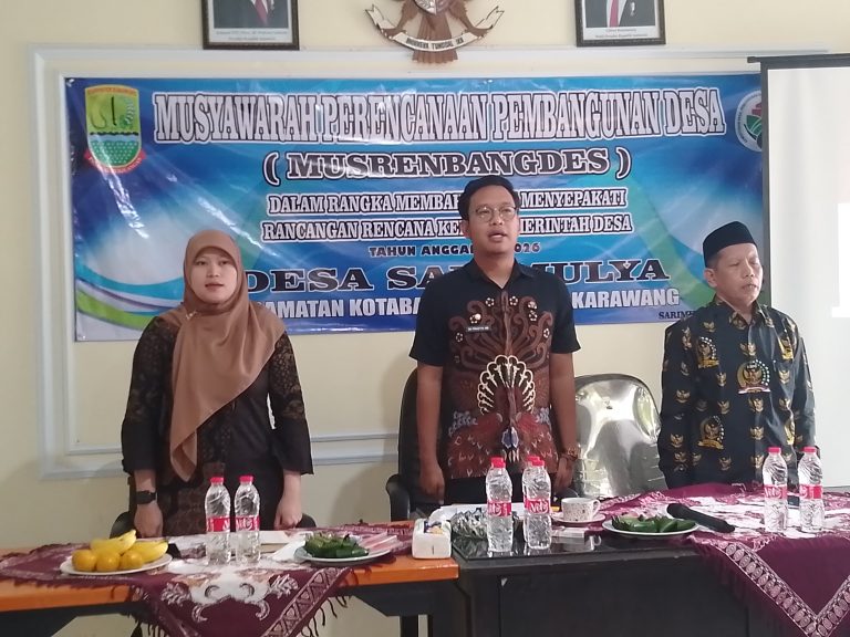 Desa Sarimulya Gelar Musrenbangdes Dengan Partisipatif dan Transparan